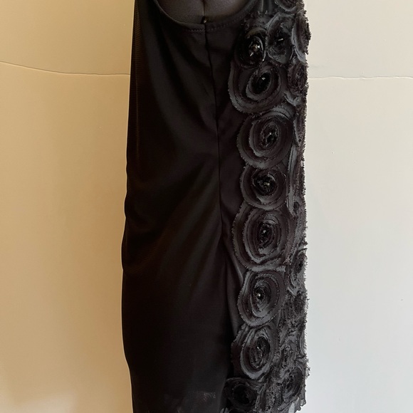 Black Knee Length Cocktail Dress - Picture 2 of 3